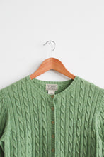grass wool cardigan