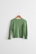 grass wool cardigan