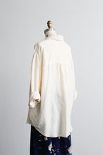 buttercream silk button up