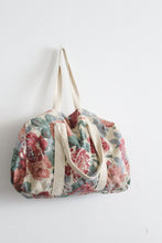 floral duffle bag