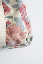 floral duffle bag