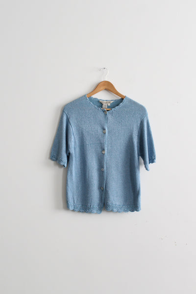bluebell silk button up