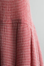 cardinal gingham market dress