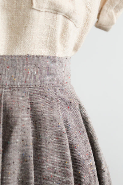 dappled fawn midi skirt