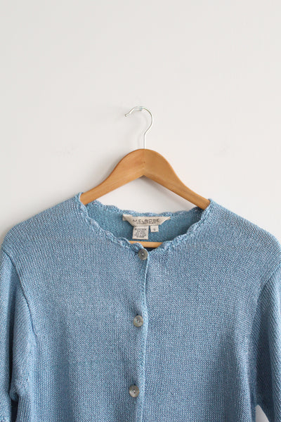 bluebell silk button up