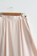slipper pink maxi skirt