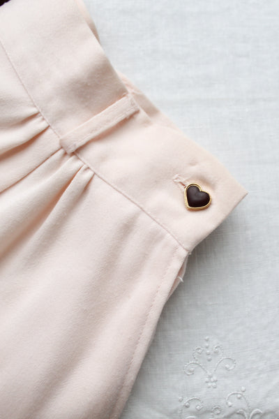 slipper pink maxi skirt