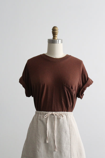 walnutshell pocket tee