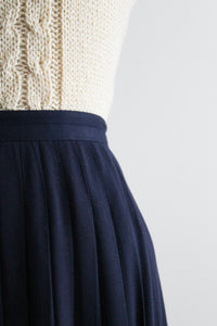 windswept pleated skirt