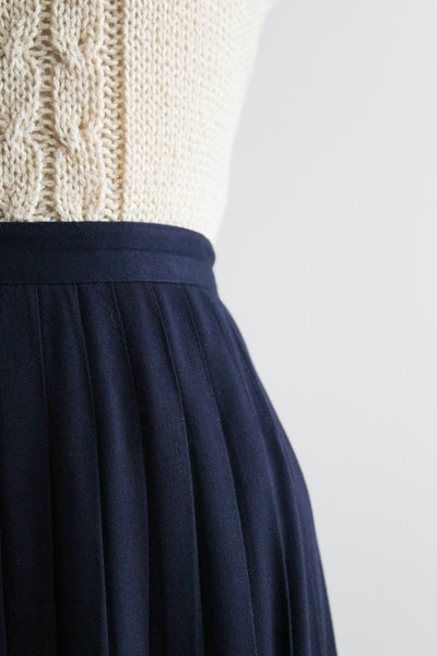 windswept pleated skirt
