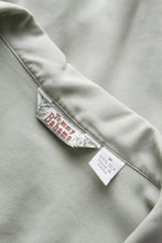pistachio silk button up