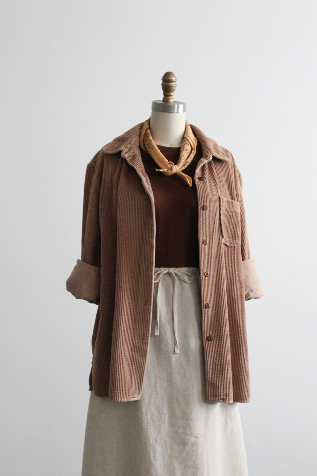 fawn corduroy chore coat