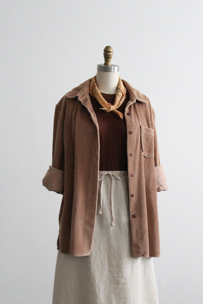 fawn corduroy chore coat