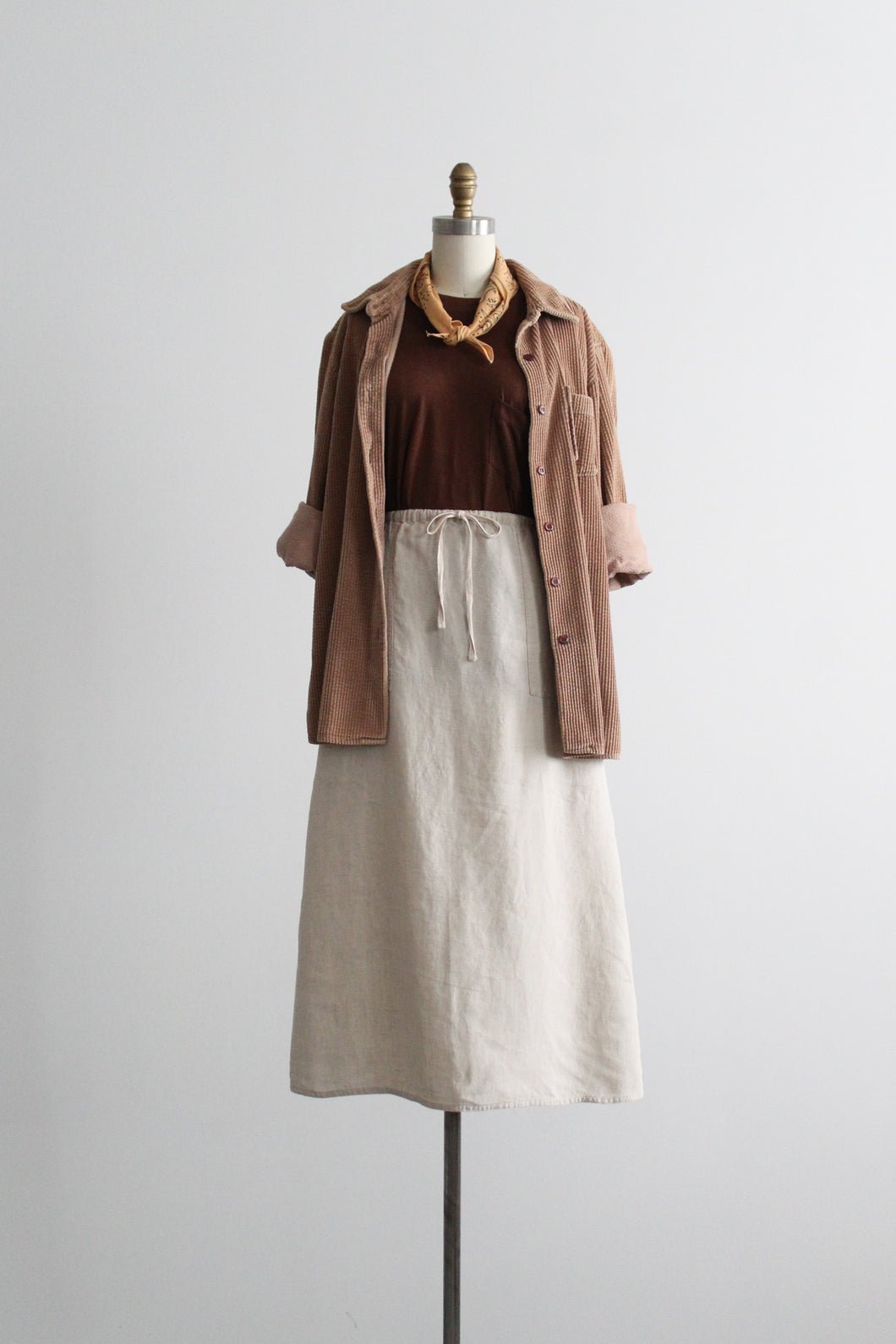 meadow linen skirt