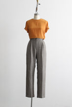 salt & pepper high rise trousers