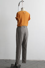 salt & pepper high rise trousers