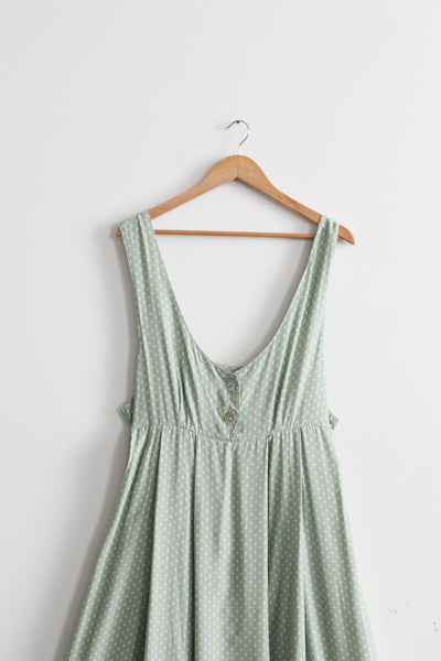 sage dot sundress