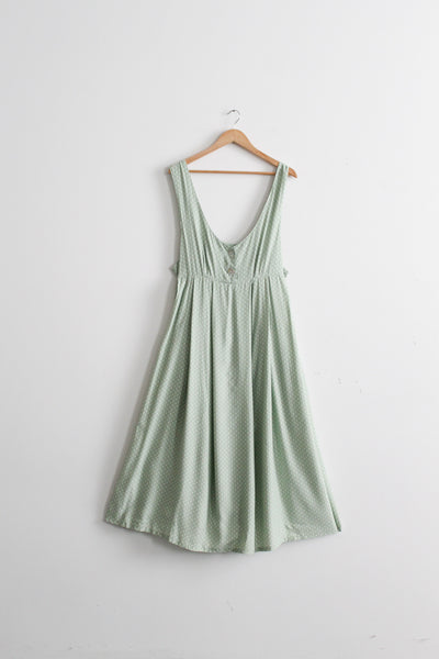 sage dot sundress