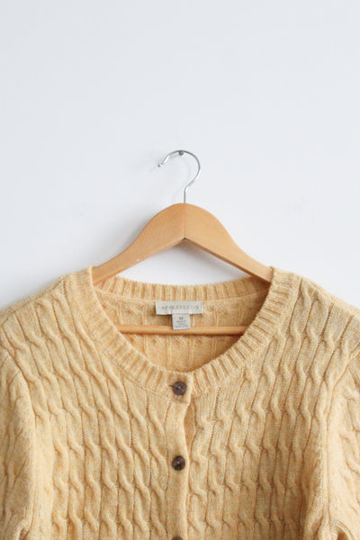butter wool cardigan