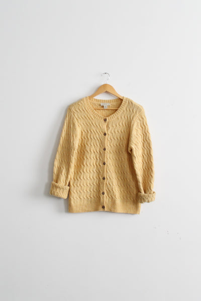 butter wool cardigan