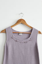 hyacinth silk tank