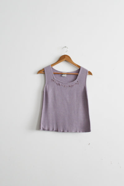 hyacinth silk tank