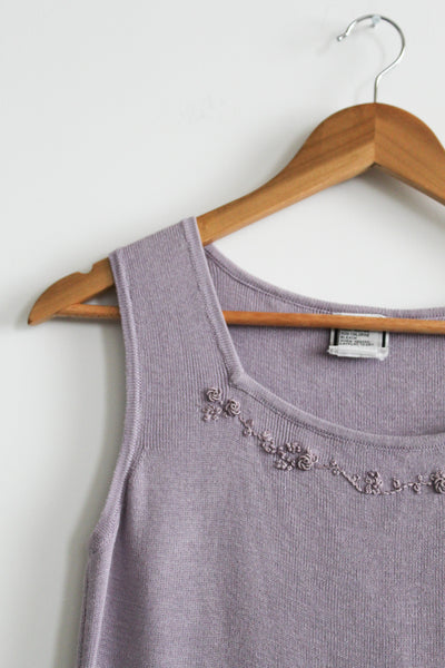 hyacinth silk tank