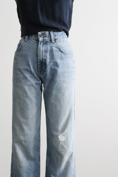 distressed mom jeans
