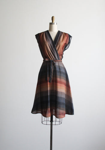 sedimentary wrap dress (s/m)