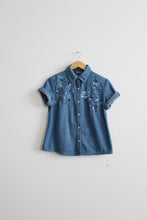 blue gardens button up