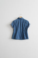 blue gardens button up
