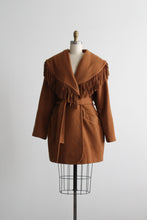 tobacco fringed coat