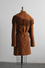 tobacco fringed coat