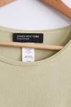 pistachio silk tee