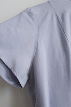 cornflower silk tee
