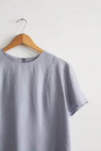 cornflower silk tee