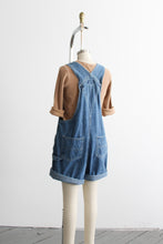 denim overall shorts