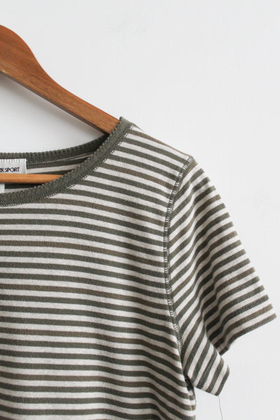 sageleaf striped tee