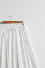 white cutwork skirt