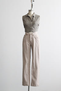 sand denim jeans