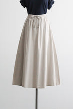fawn cotton midi skirt