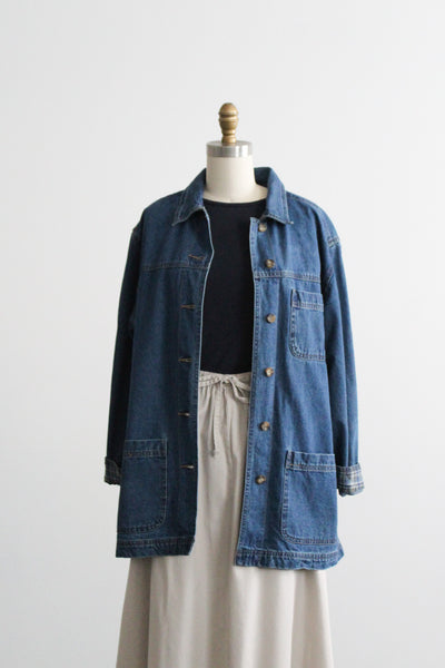 big sur denim chore coat