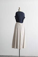 fawn cotton midi skirt