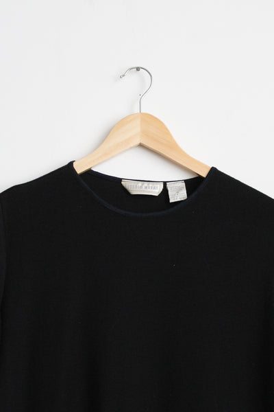 classic black tee