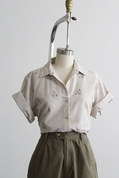 meadow button up