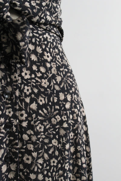 silk leafwork dress set