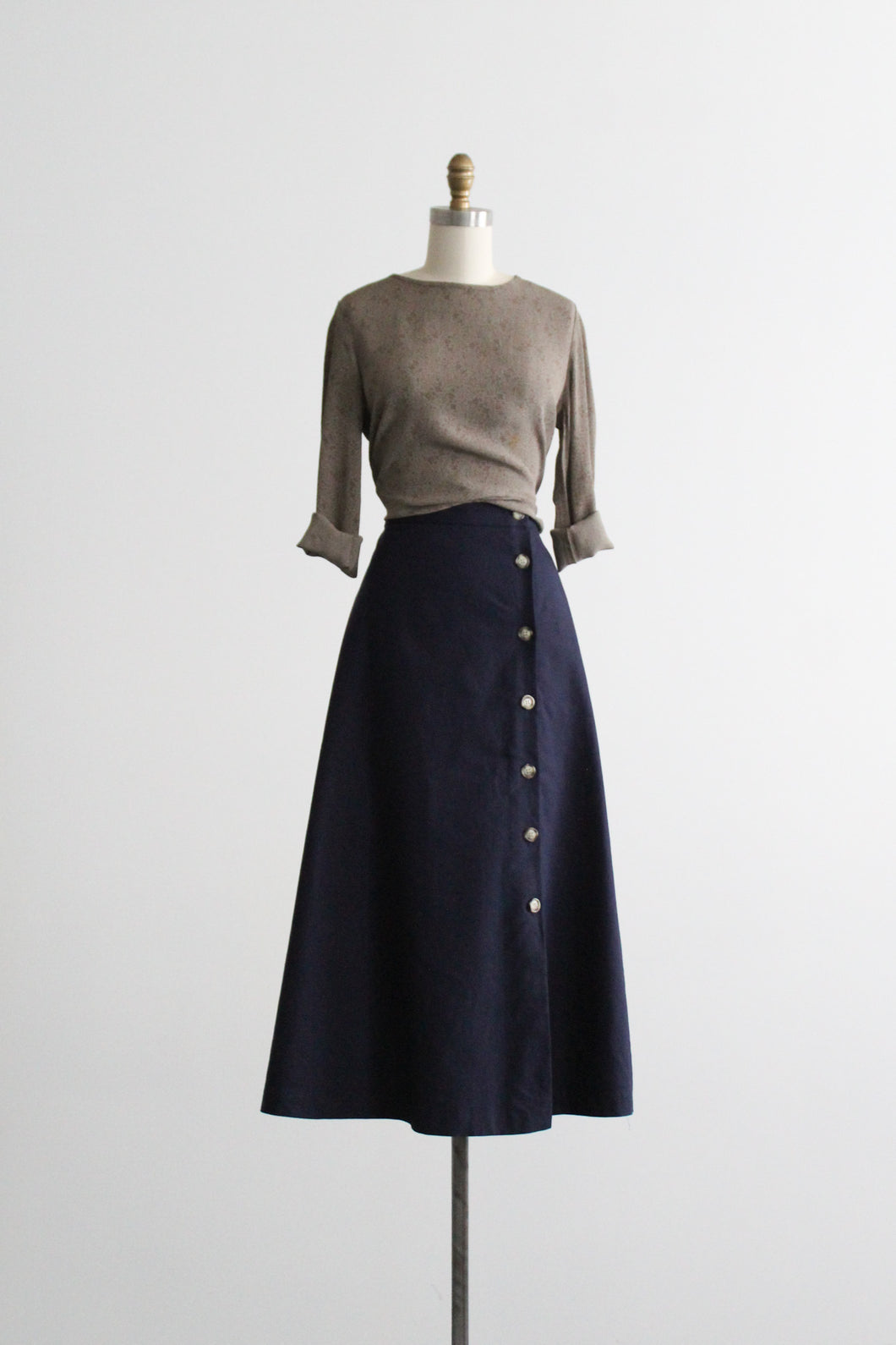 tidepool linen maxi skirt