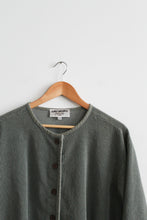 sage cropped corduroy jacket