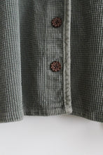 sage cropped corduroy jacket