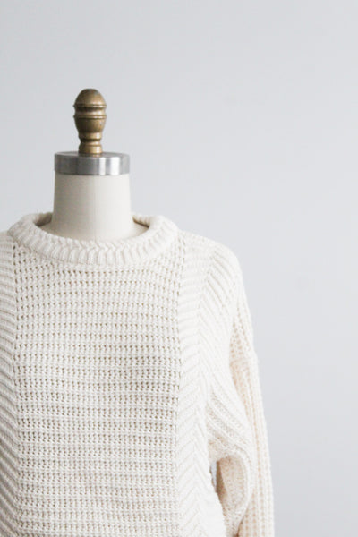 parchment cotton pullover